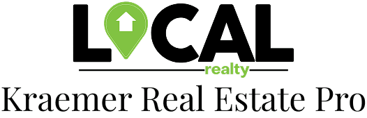 Green location pin in Local Realty logo